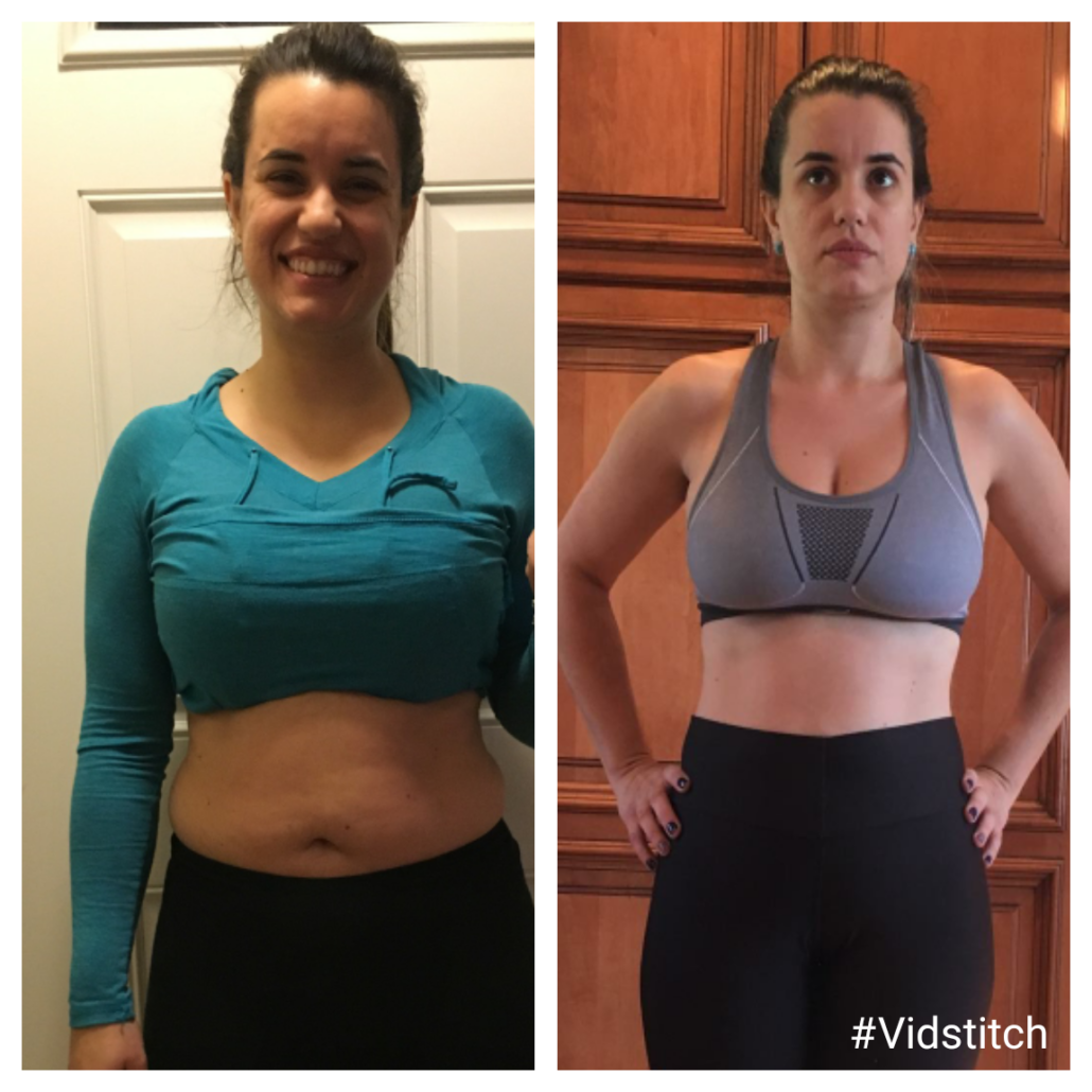 Stephanie Perez before and after her transformation